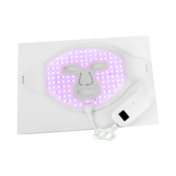 LED-ljusterapi ansiktsmask