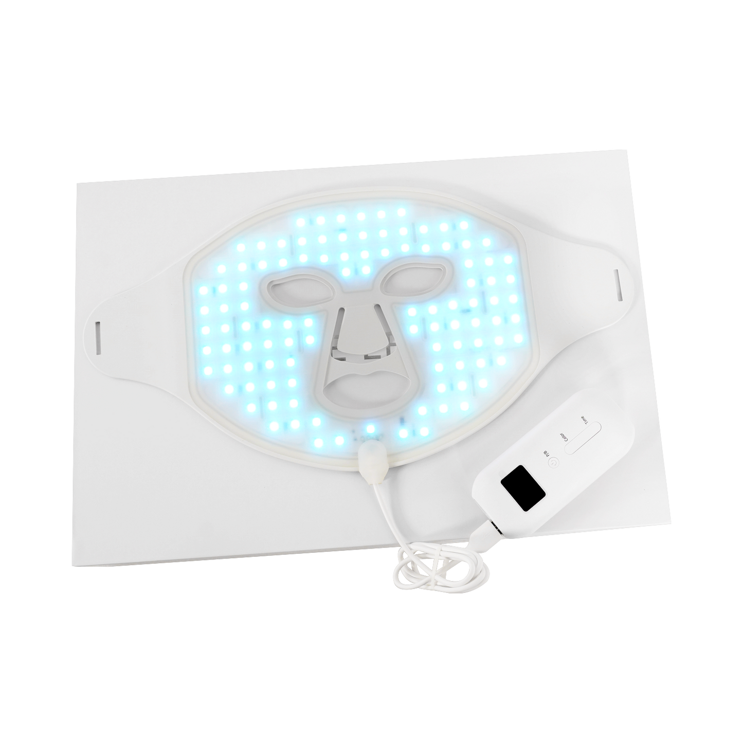 LED-ljusterapi ansiktsmask
