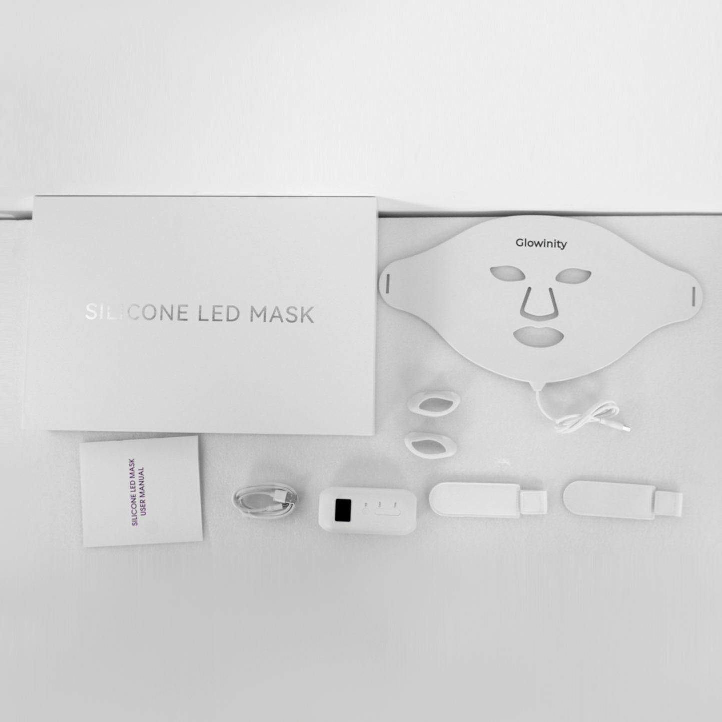 LED-ljusterapi ansiktsmask